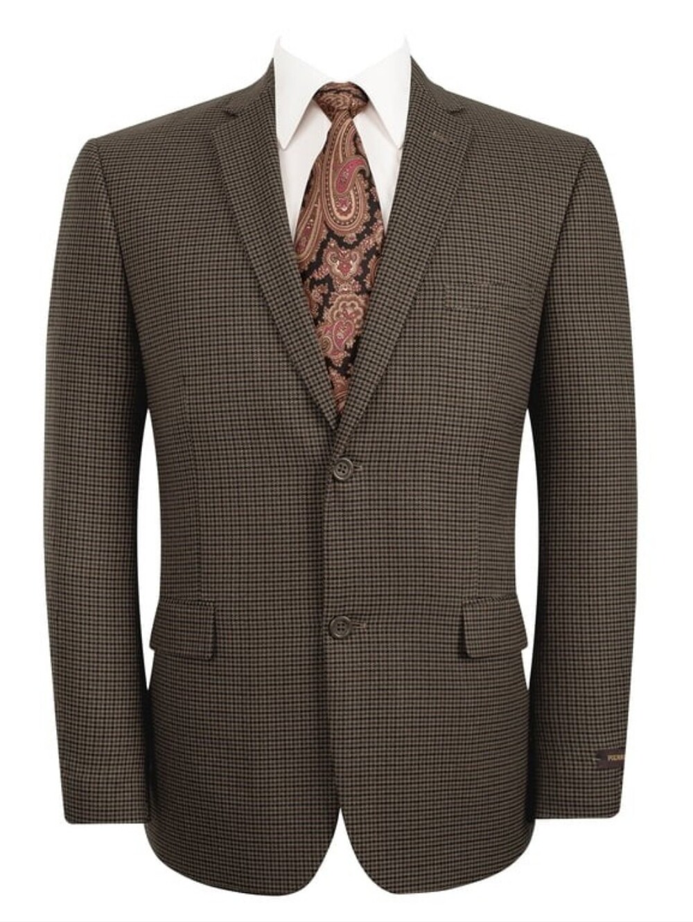 Pierre Laurant Black 2-Button Sport Coat  Size 70R